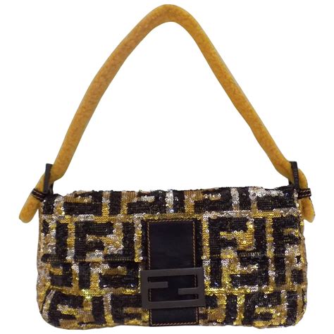 fendi sequin bag vintage|real fendi baguette.